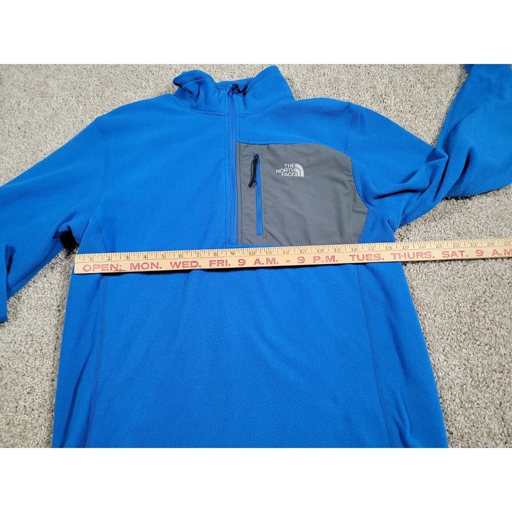 The North Face Tech Jacket 1/4 Zip Pullover Long Sleeve Medium Blue Gorpcore Men